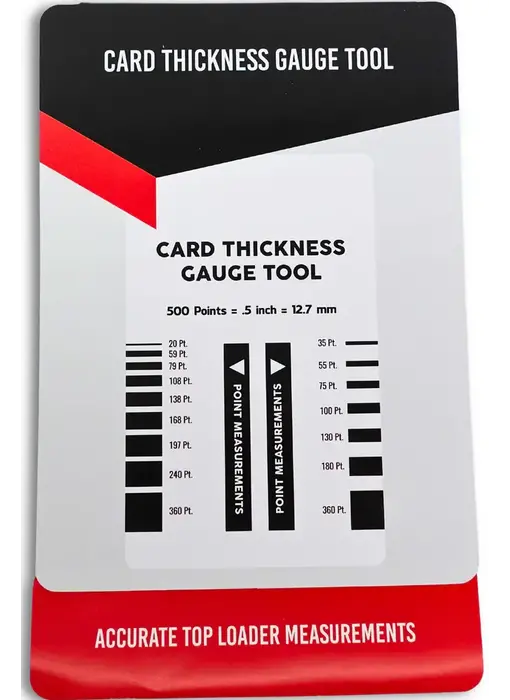 Legends Card Thickness Gauge Tool