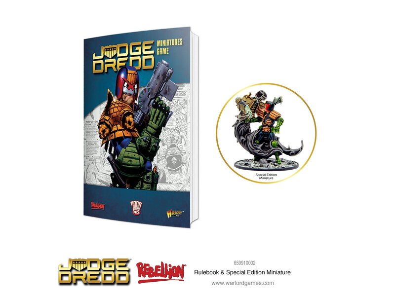 Warlord Games 2000 AD Judge Dredd Rulebook