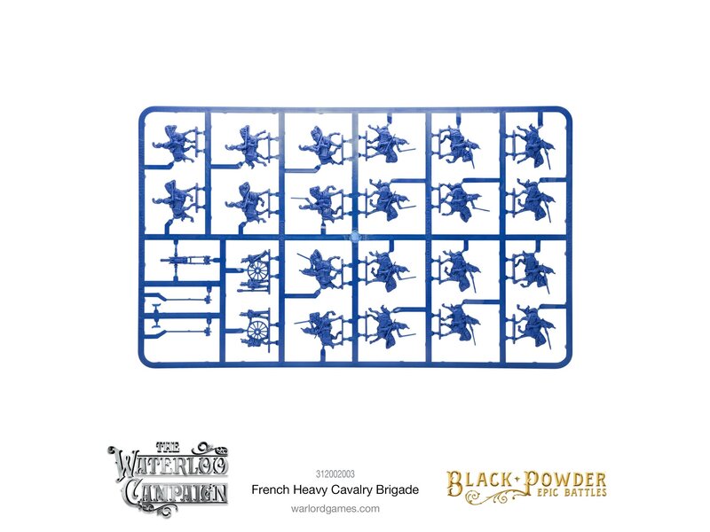 Warlord Games Black Powder Epic Battles - Waterloo - French Heavy Cavalry Brigade