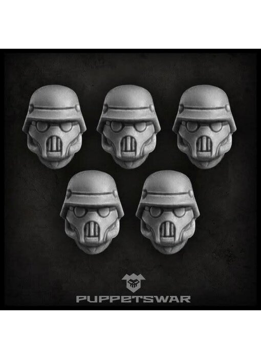Puppetswar Masked Sturmpioniere heads (S092)