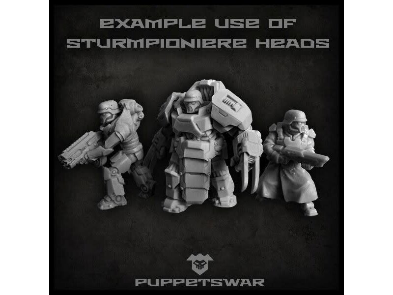 Puppetswar Puppetswar Masked Sturmpioniere heads (S092)