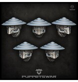 Puppetswar Puppetswar Masked ashigaru heads (S183)