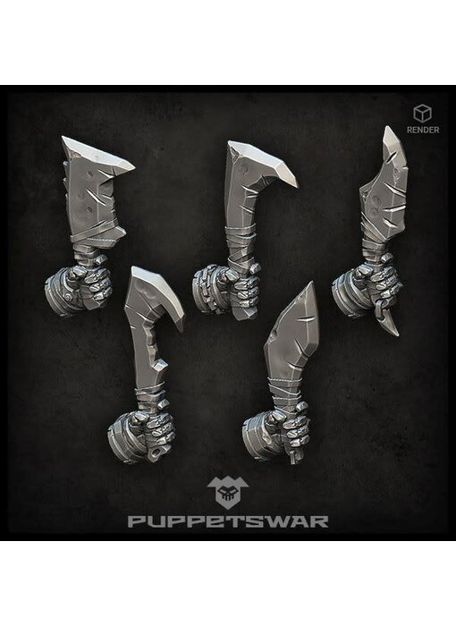 Puppetswar Orc Blades (left) (S397)