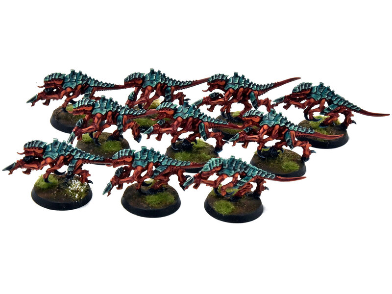 Games Workshop TYRANIDS 10 Termagants #1 PRO PAINTED Warhammer 40K