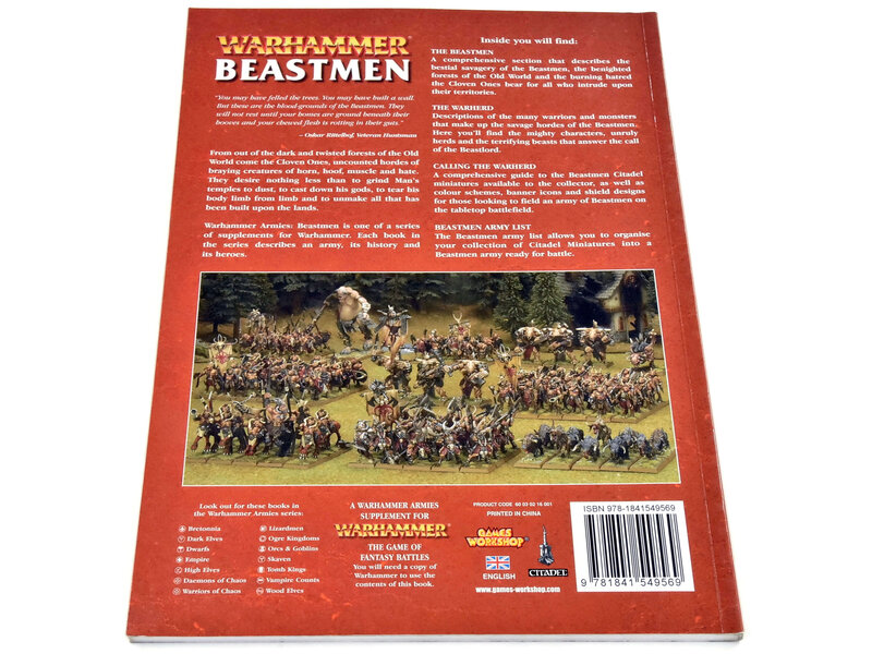 Games Workshop BEASTMEN Supplement codex 7th Edition #1 Sigmar