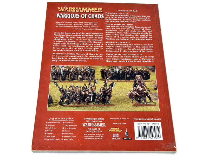 Games Workshop WARRIORS OF CHAOS Supplement codex 7th Edition #1 Sigmar