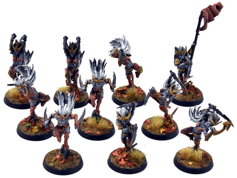 Games Workshop DAUGHTERS OF KHAINE 10 Witch Aelves #1 WELL PAINTED Sigmar