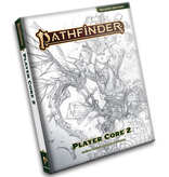Paizo Pathfinder 2e - Remaster Player Core 2 - Sketch Cover HC