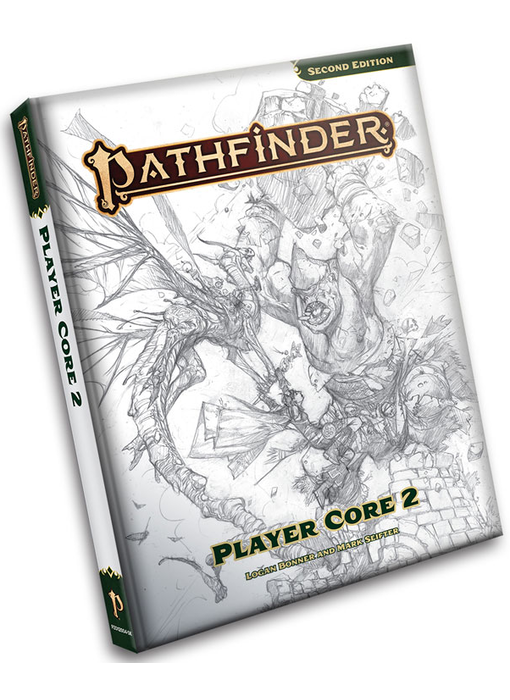Pathfinder 2e - Remaster Player Core 2 - Sketch Cover HC