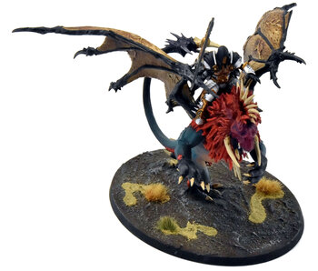 SLAVES TO DARKNESS Chaos Lord On Manticore #1 WELL PAINTED Warhammer Sigmar