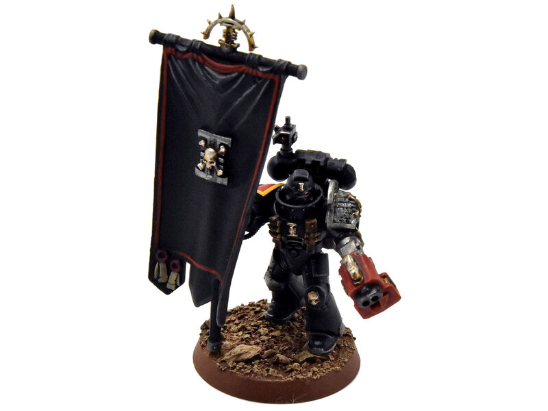 Games Workshop DEATHWATCH Company Ancient #1 WELL PAINTED Warhammer 40K