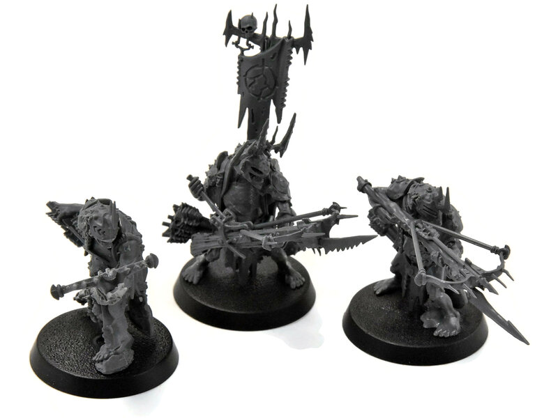 Games Workshop ORRUK WARCLANS 3 Man Skewer Boltboyz #2 Warhammer Sigmar