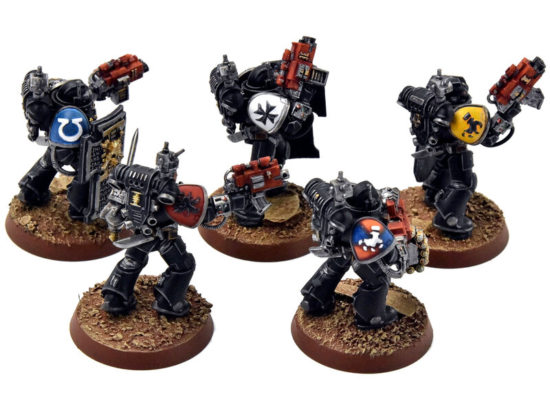 Games Workshop DEATHWATCH 5 Veterans #2 WELL PAINTED Warhammer 40K