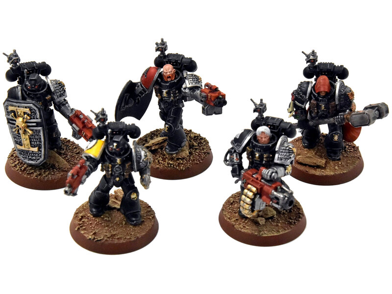 Games Workshop DEATHWATCH 5 Veterans #4 WELL PAINTED Warhammer 40K