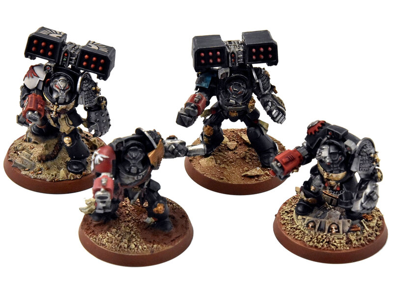 Games Workshop DEATHWATCH 4 Veteran Terminators #1 PRO PAINTED Warhammer 40K