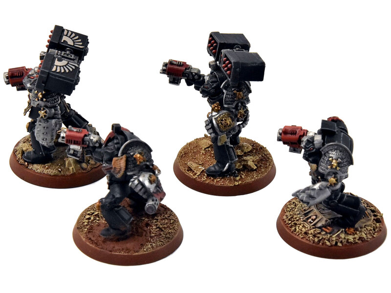 Games Workshop DEATHWATCH 4 Veteran Terminators #1 PRO PAINTED Warhammer 40K