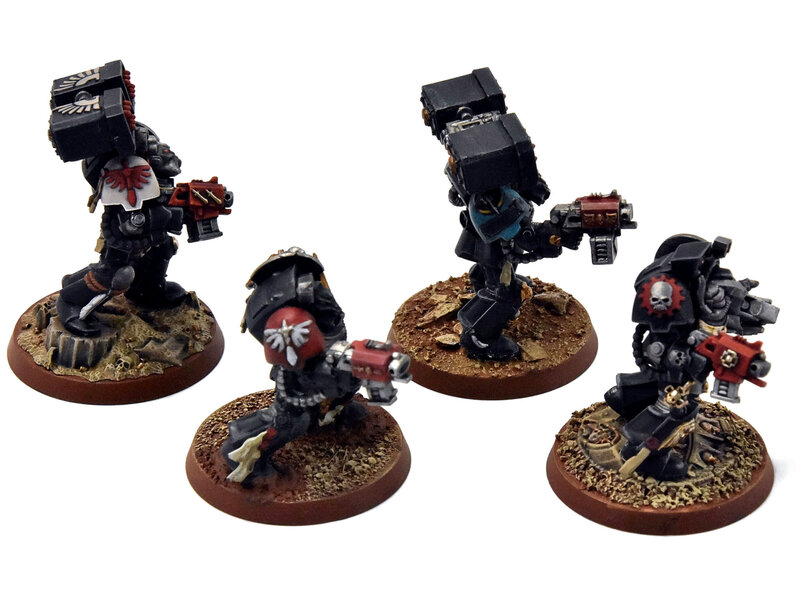 Games Workshop DEATHWATCH 4 Veteran Terminators #1 PRO PAINTED Warhammer 40K