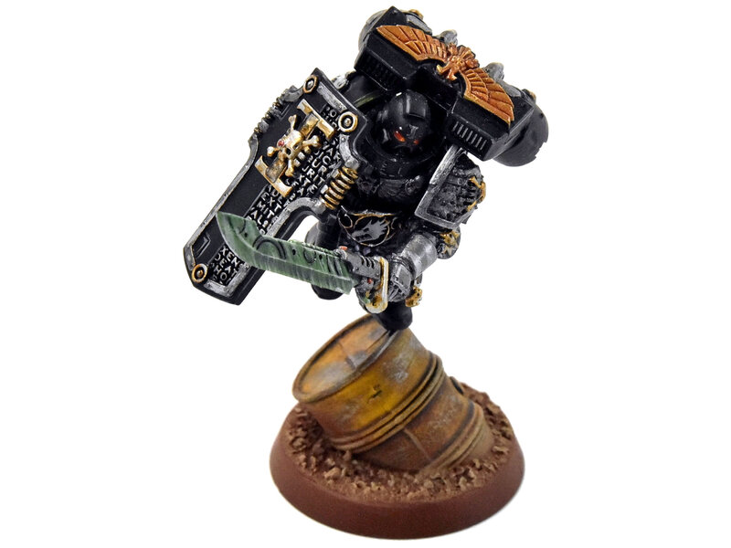 Games Workshop DEATHWATCH Captain With Jump Pack #1 WELL PAINTED Warhammer 40K