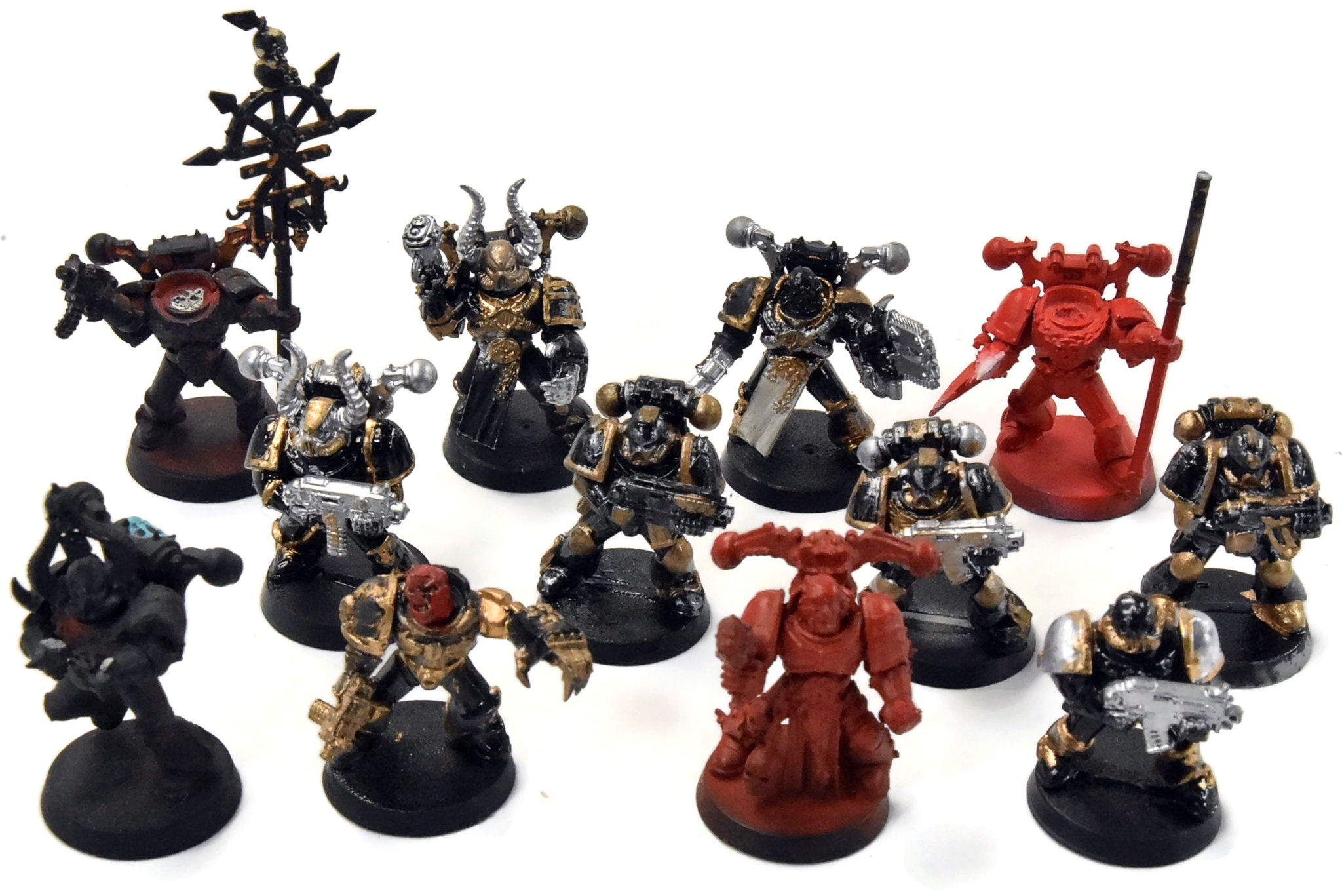 Games CHAOS SPACE MARINES 12 Legionaries 3 classic sculpt Warhammer 40K Au Royaume