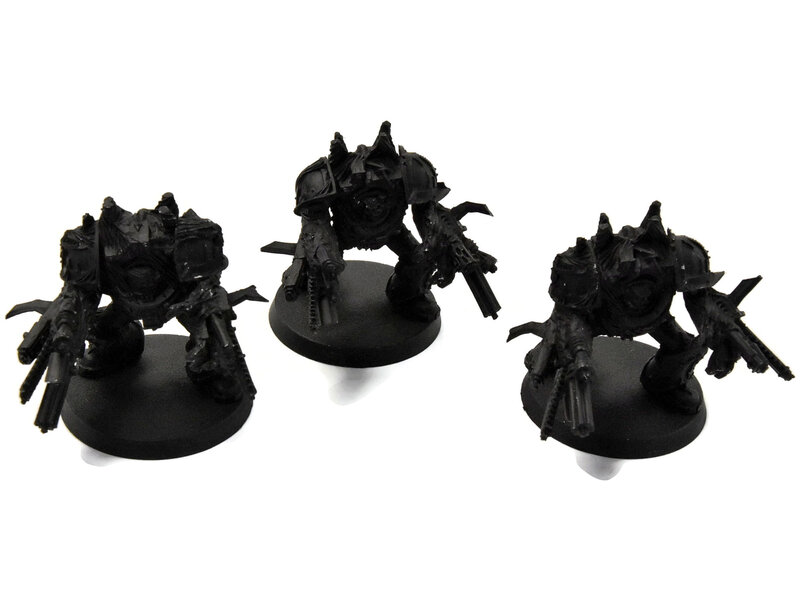 Games Workshop CHAOS SPACE MARINES 3 Obliterators #1 Finecast Warhammer 40K
