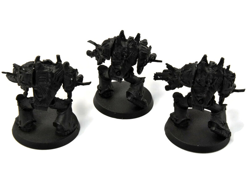 Games Workshop CHAOS SPACE MARINES 3 Obliterators #1 Finecast Warhammer 40K