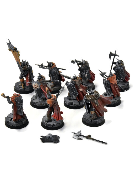 SLAVES TO DARKNESS 10 Chaos Warriors #3 WELL PAINTED Warhammer Sigmar