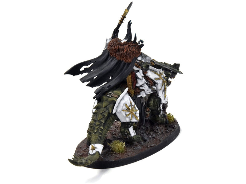 Games Workshop SLAVES TO DARKNESS Lord On Karkadrak #8 WELL PAINTED Warhammer Sigmar