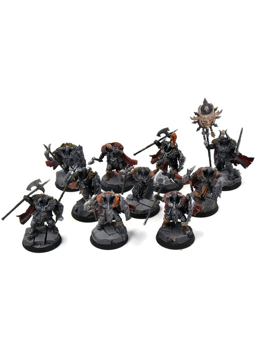 SLAVES TO DARKNESS 10 Chaos Warriors #2 WELL PAINTED Warhammer Sigmar