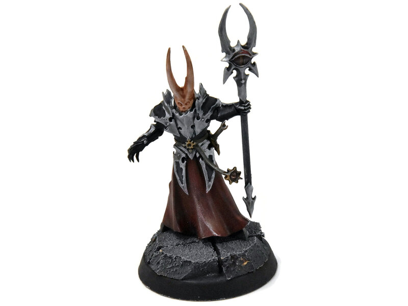 Games Workshop SLAVES TO DARKNESS Chaos Sorcerer Lord #2 WELL PAINTED Warhammer Sigmar