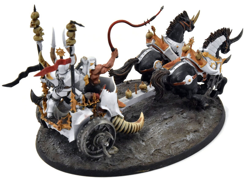 Games Workshop SLAVES TO DARKNESS Chaos Chariot #1 Warhammer Sigmar WELL PAINTED