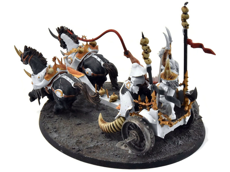 Games Workshop SLAVES TO DARKNESS Chaos Chariot #1 Warhammer Sigmar WELL PAINTED