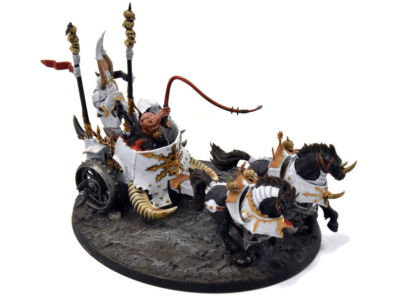 Games Workshop SLAVES TO DARKNESS Chaos Chariot #1 Warhammer Sigmar WELL PAINTED