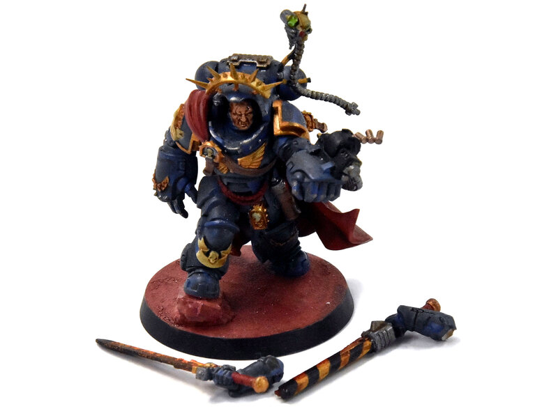 Games Workshop SPACE MARINES Captain In Gravis Armour #2 WELL PAINTED Warhammer 40K