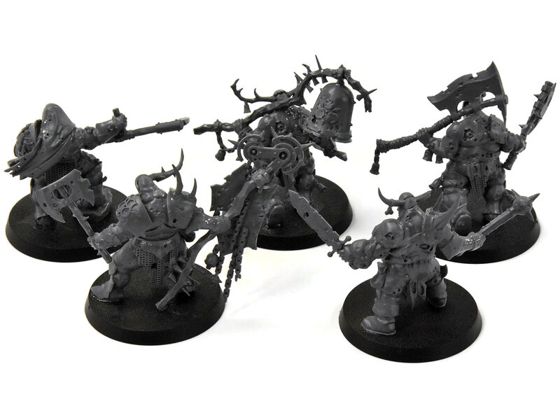 Games Workshop MAGGOTKIN OF NURGLE 5 Putrid Blightkings #1 Warhammer Sigmar