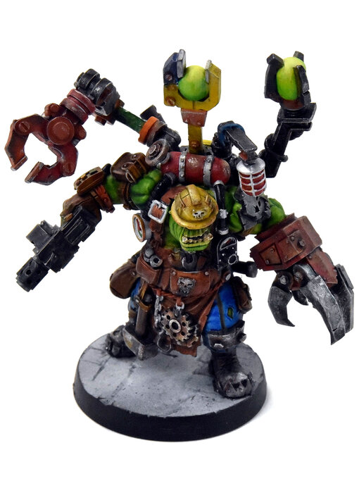 ORKS Big Mek #2 WELL PAINTED not gw Warhammer 40K
