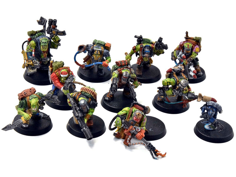 Games Workshop ORKS 10 Kommandos #1 Warhammer 40K