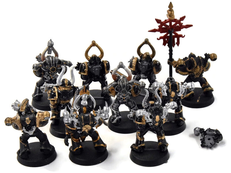 Games Workshop CHAOS SPACE MARINES 10 Chaos Space Marines #1 Warhammer 40K