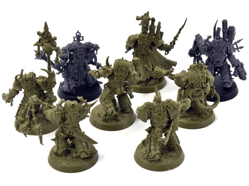 Games Workshop DEATH GUARD 8 Plague Marines #1 Warhammer 40K Space marines Heroes