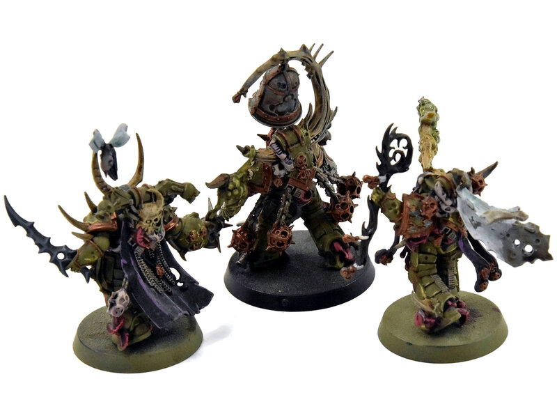 Games Workshop DEATH GUARD Chosen Of Mortarion #1 WELL PAINTED Warhammer 40K