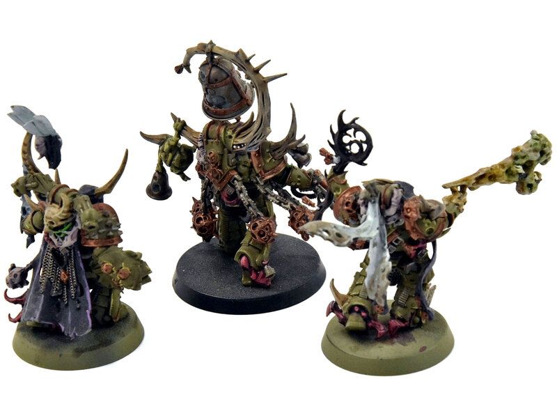 Games Workshop DEATH GUARD Chosen Of Mortarion #1 WELL PAINTED Warhammer 40K