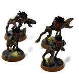 Games Workshop TAU EMPIRE 4 Kroot Hounds #1 WELL PAINTED Warhammer 40K