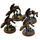 TAU EMPIRE 4 Kroot Hounds #3 WELL PAINTED Warhammer 40K