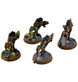 Games Workshop TAU EMPIRE 4 Kroot Hounds #3 WELL PAINTED Warhammer 40K