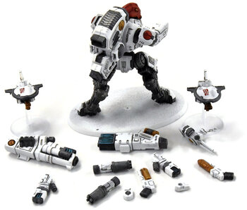 TAU EMPIRE XV95 Ghostkeel Battlesuit #1 WELL PAINTED Warhammer 40K