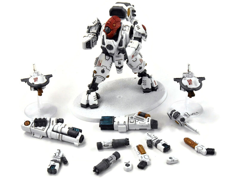 Games Workshop TAU EMPIRE XV95 Ghostkeel Battlesuit #1 WELL PAINTED Warhammer 40K