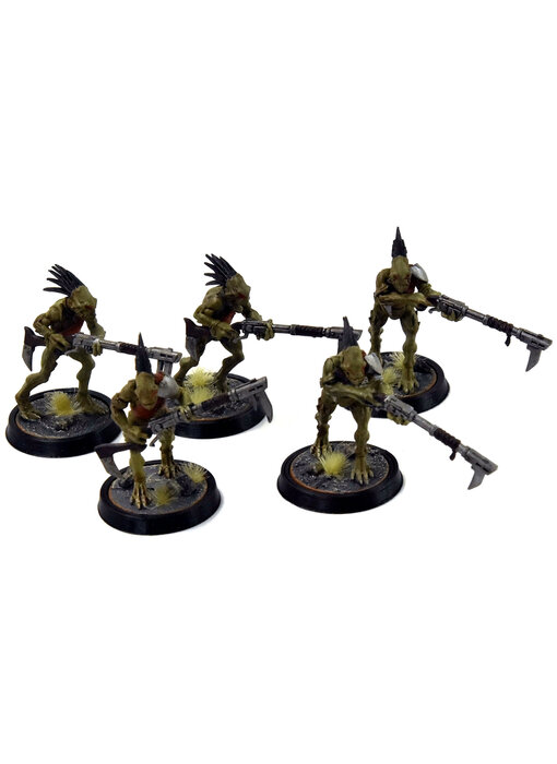 TAU EMPIRE 5 Kroot Carnivores #4 WELL PAINTED Warhammer 40K