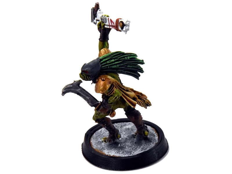 Games Workshop TAU EMPIRE Kroot Shaper #1 WELL PAINTED Warhammer 40K