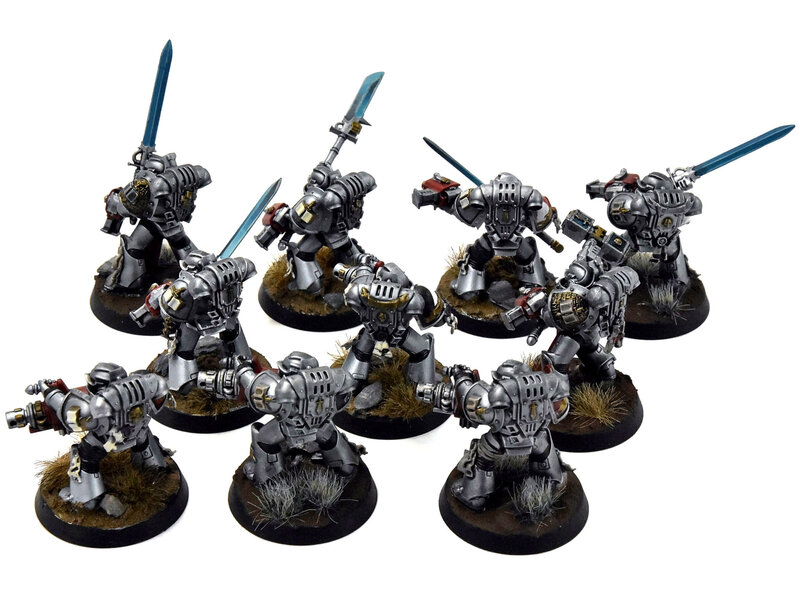 Games Workshop GREY KNIGHTS 10 Strike Squad #2 WELL PAINTED Warhammer 40K