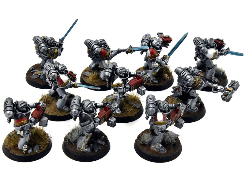 Games Workshop GREY KNIGHTS 10 Strike Squad #2 WELL PAINTED Warhammer 40K