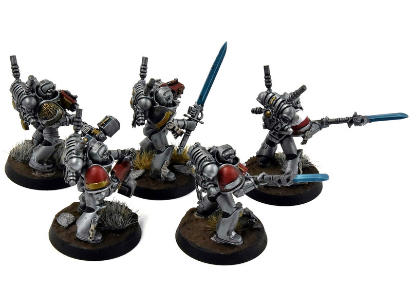 Games Workshop GREY KNIGHTS 5 Interceptor Squad #1 WELL PAINTED Warhammer 40K